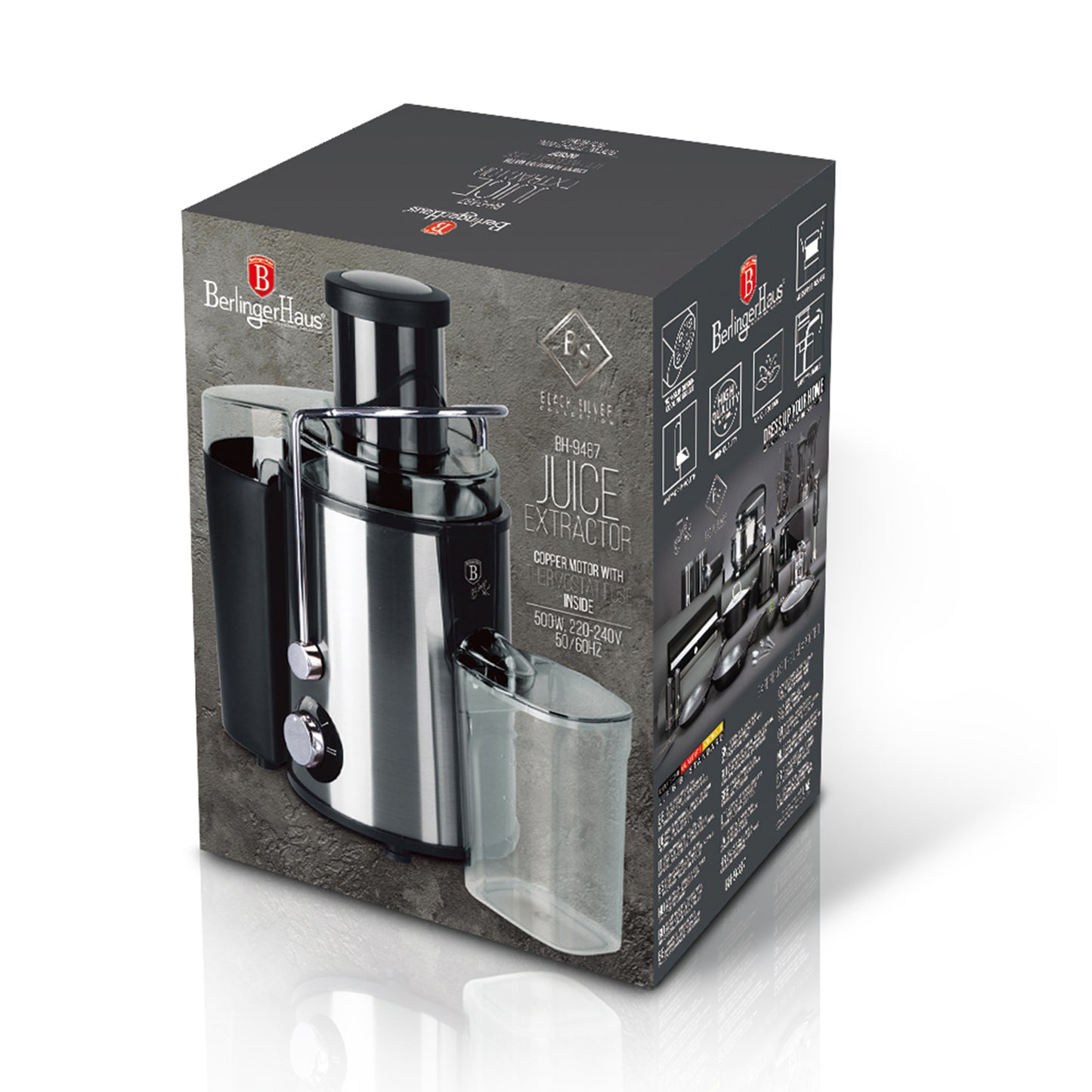 Berlinger Haus Juice Extractor 500W 600ml BERLINGER HAUS