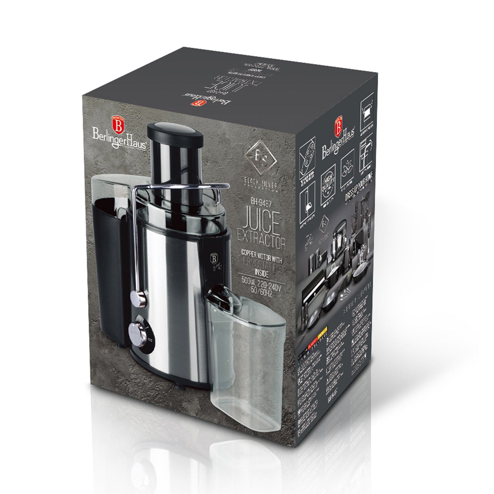 Berlinger Haus Juice Extractor 500W 600ml