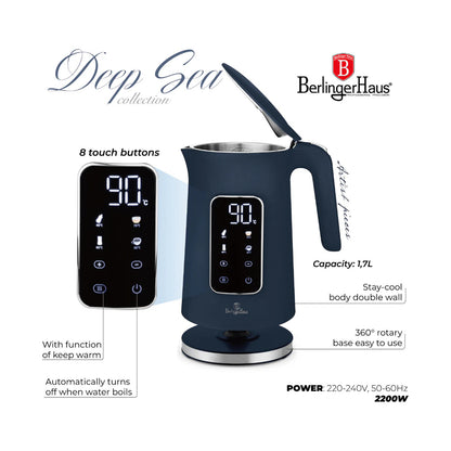 Berlinger Electric kettle, 2200 W Deep Sea Collection BERLINGER HAUS