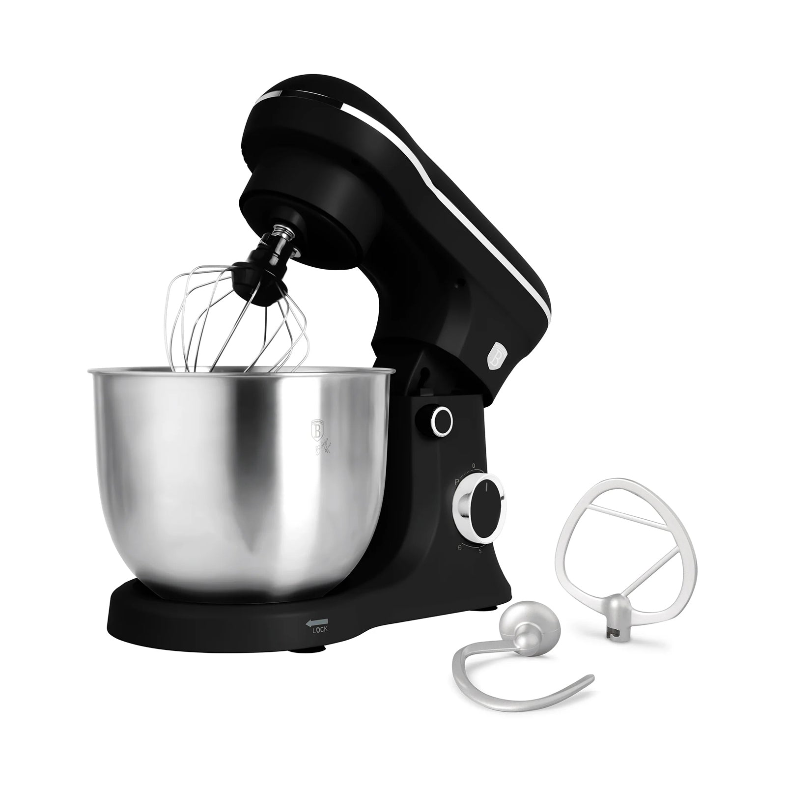 Berlinger Stand Mixer, 1500W Black Vantage/Matte Black