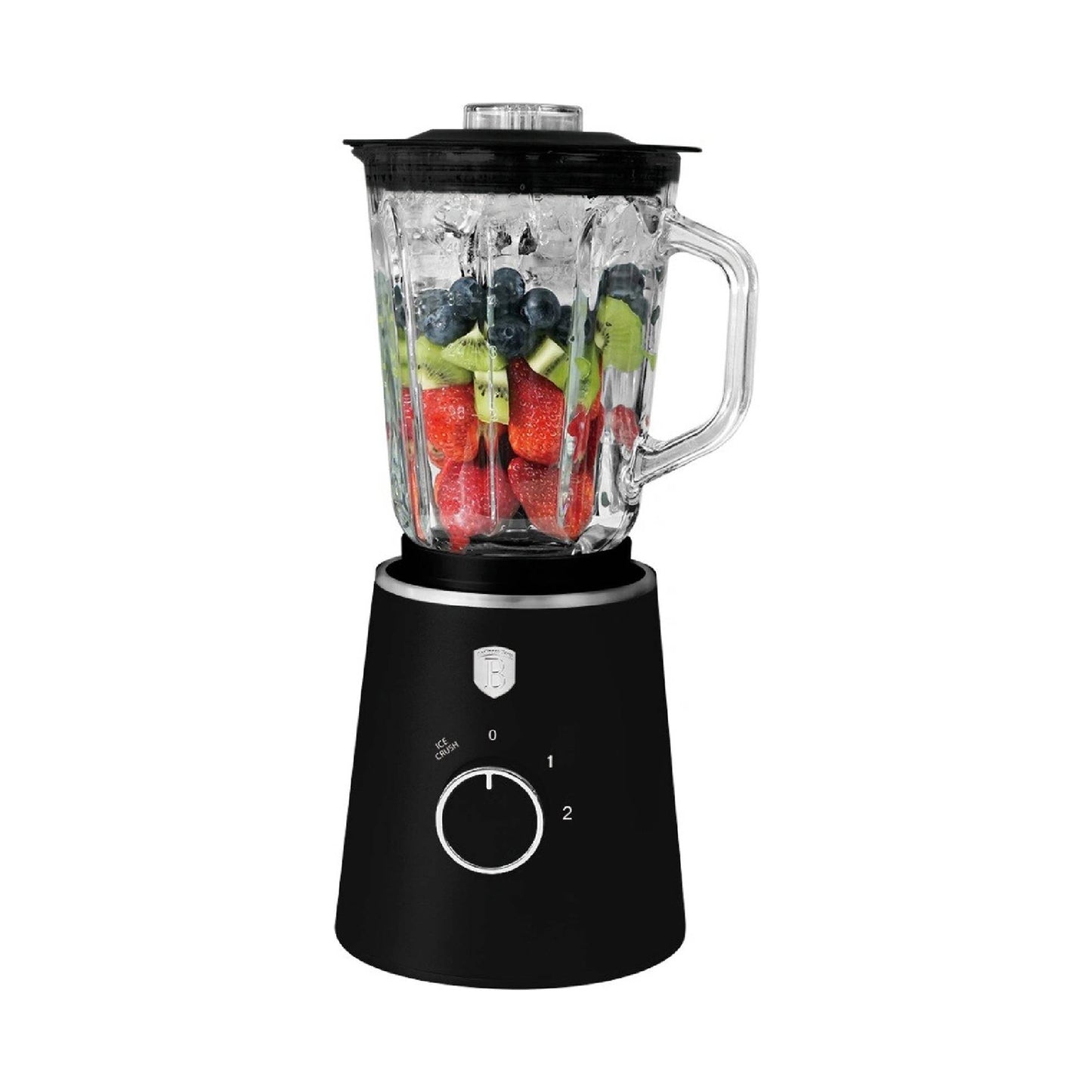 Berlinger blender with 1.5L GLASS jar, 1000W Matte Black BERLINGER HAUS