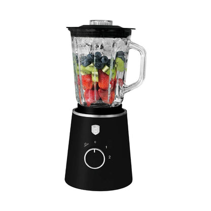 Berlinger blender with 1.5L GLASS jar, 1000W Matte Black BERLINGER HAUS