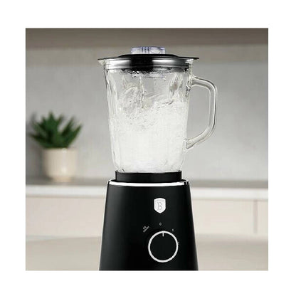 Berlinger blender with 1.5L GLASS jar, 1000W Matte Black BERLINGER HAUS