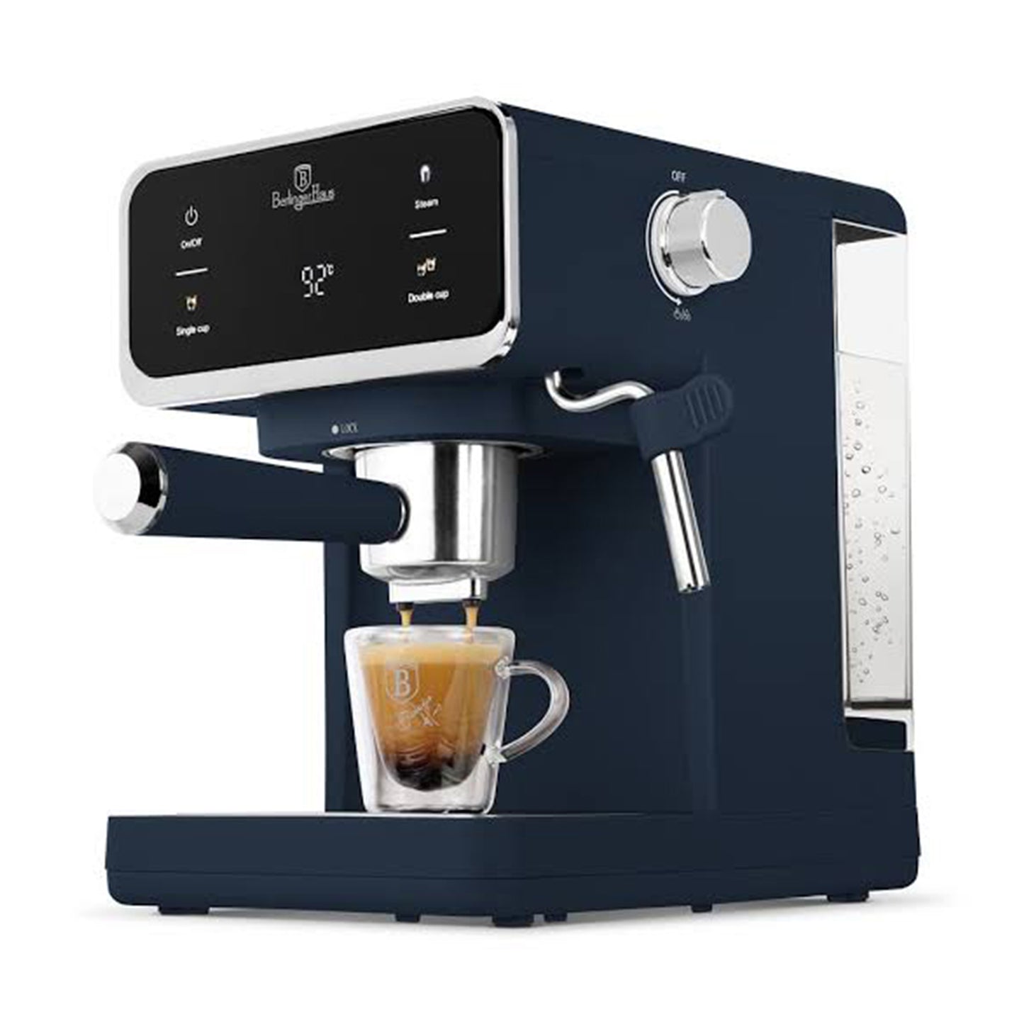 Berlinger Digital espresso coffee Maker, 3 in 1, Deep Sea BERLINGER HAUS