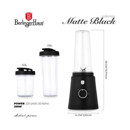 Berlinger Smoothie maker, 320W  Black Vantage BERLINGER HAUS