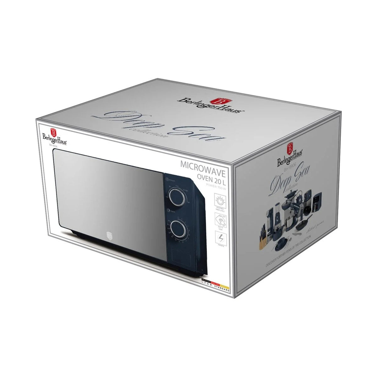 Berlinger microwave oven, 20L, 700W Deep Sea BERLINGER HAUS