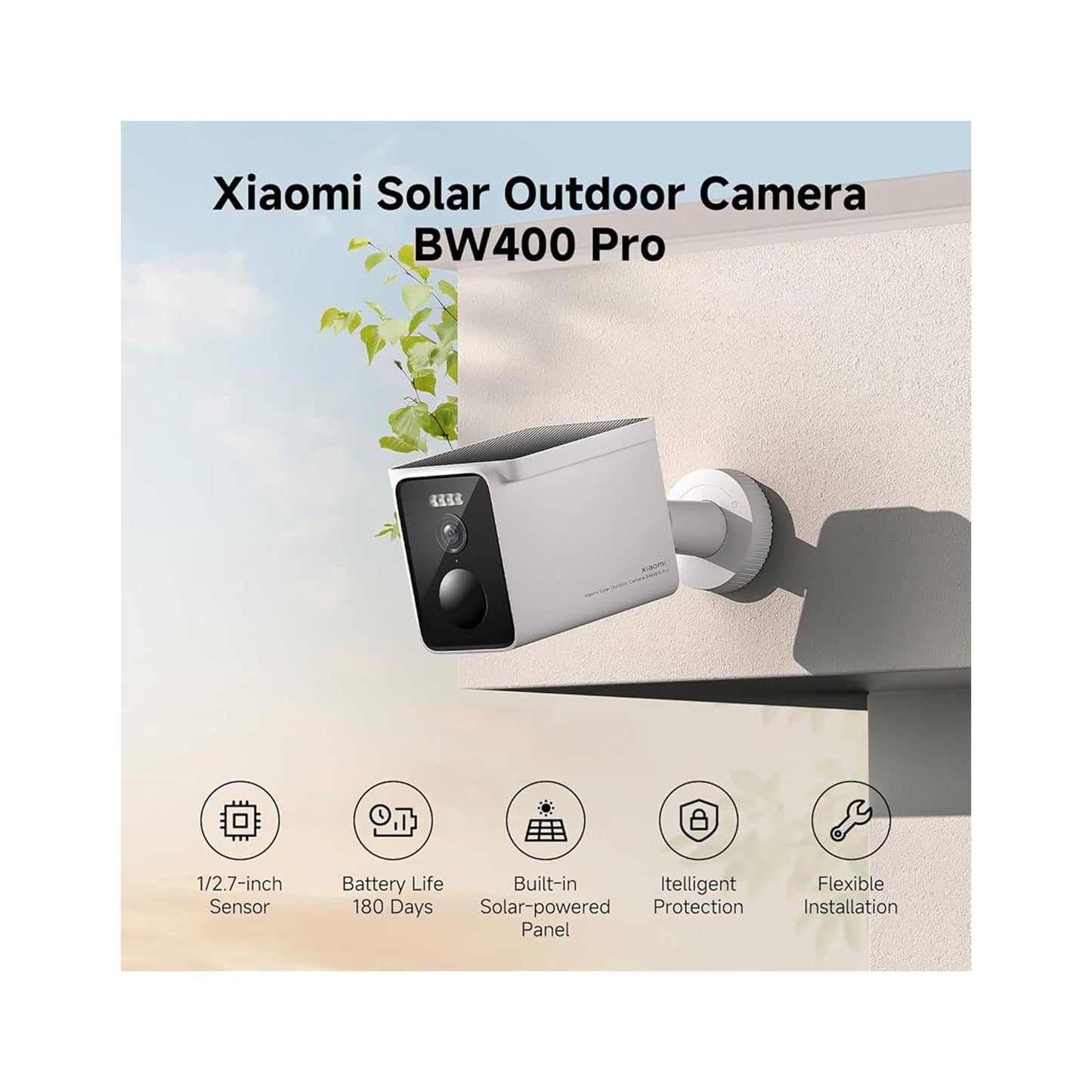 Xiaomi Solar Outdoor Camera BW400 Pro MI