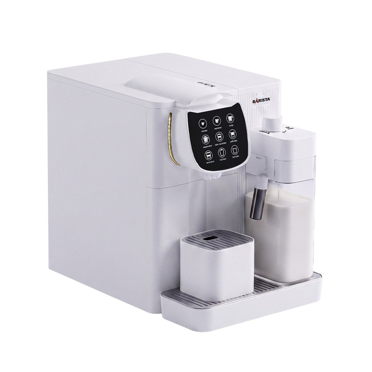 Bianca- Espresso Machine with milk System White