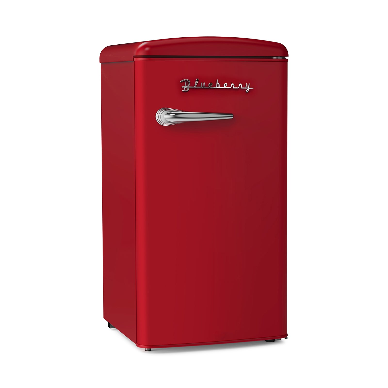 BLUE BERRY Refrigerator 5 Cf Retro 1 Door Red