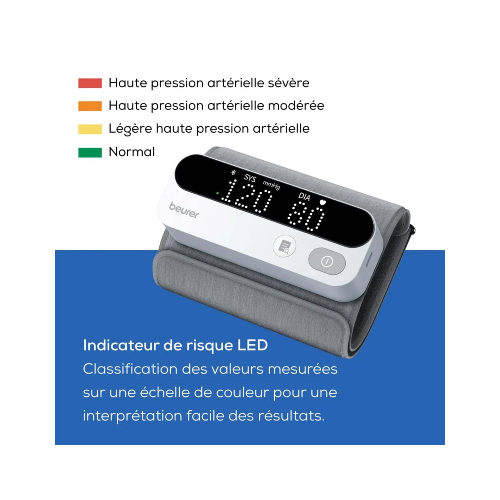 Beurer Blood pressure monitor on the arm