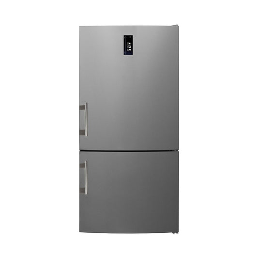 CAMPOMATIC 25Cft Refrigerator 2 Doors Bottom Mount Stainless