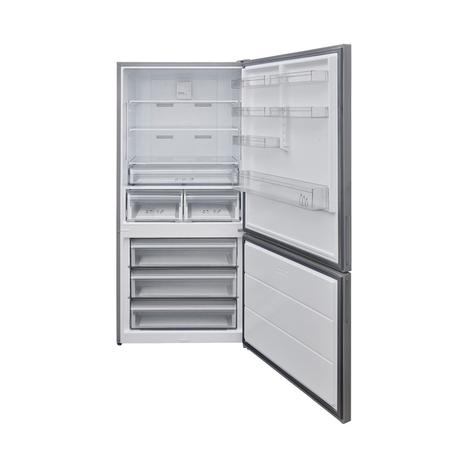 CAMPOMATIC 25Cft Refrigerator 2 Doors Bottom Mount Stainless