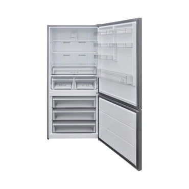 CAMPOMATIC 25Cft Refrigerator 2 Doors Bottom Mount Stainless