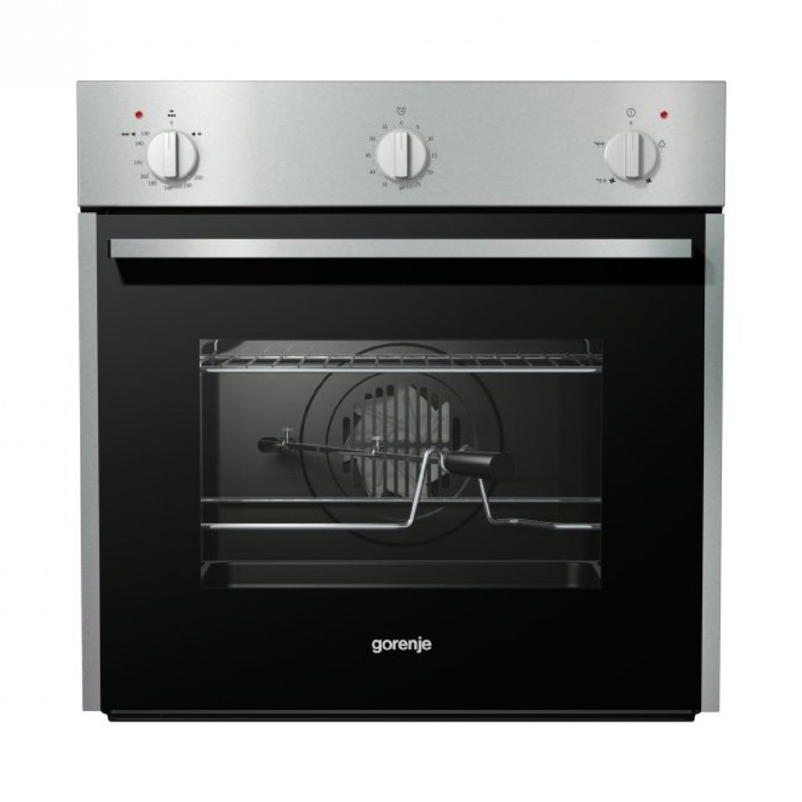 GORENJE Oven 60Cm Gas Gas With Fan Inox