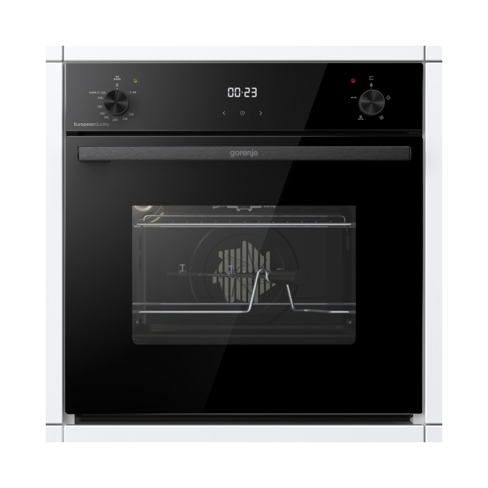GORENJE Oven Gas 60 cm Convection Black