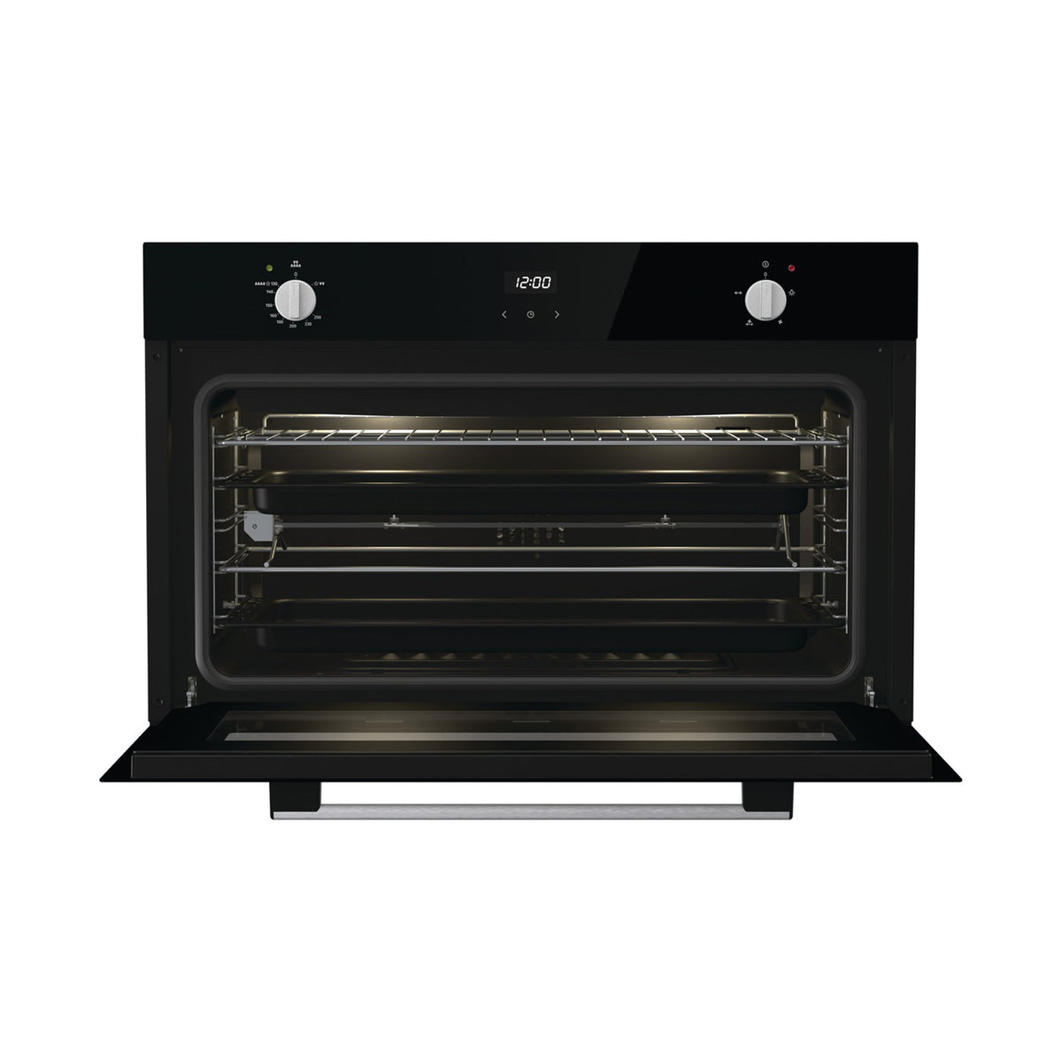GORENJE Oven Gas 90 cm Convection Black (BU)