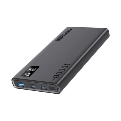 PROMATE POWER BANK 10PD-20W DUAL USB-C & 22.5W USB-A - BLACK