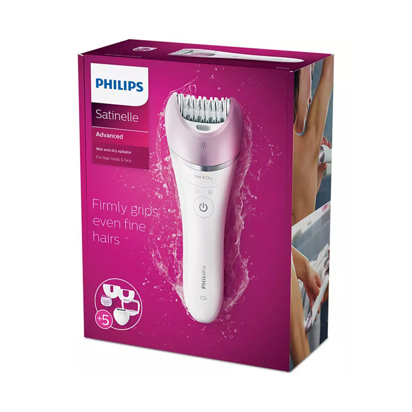 Philips Epilator Advanced Wet & Dry Legs Body & Face 5