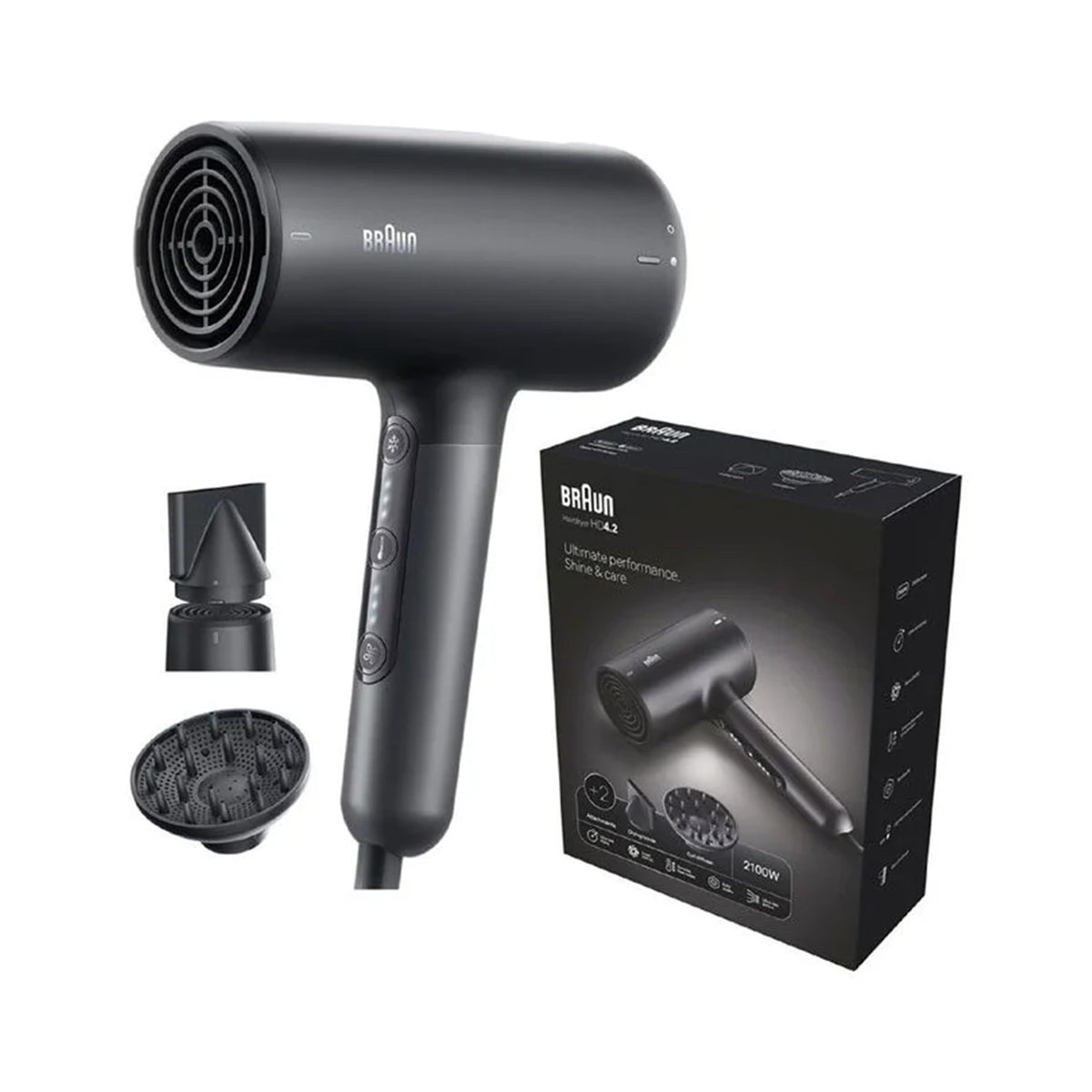Braun Hair Dryer 2200w Black BRAUN