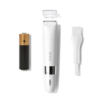 Braun Body Mini trimmer Wet & Dry with trimming comb, white