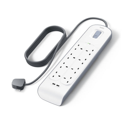 2.4 Amp USB Charging 8-outlet Surge Protection Strip