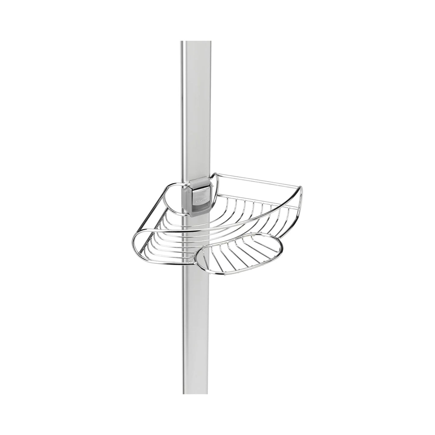 Tension Shower Caddy_Brushed Steel & Aluminium SIMPLE HUMAN