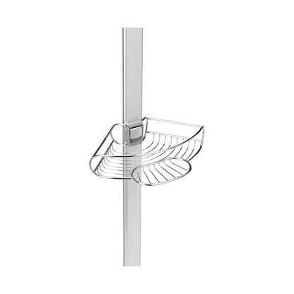 Tension Shower Caddy_Brushed Steel & Aluminium SIMPLE HUMAN