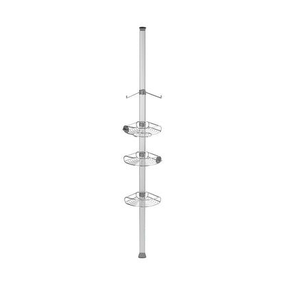 Tension Shower Caddy_Brushed Steel & Aluminium SIMPLE HUMAN