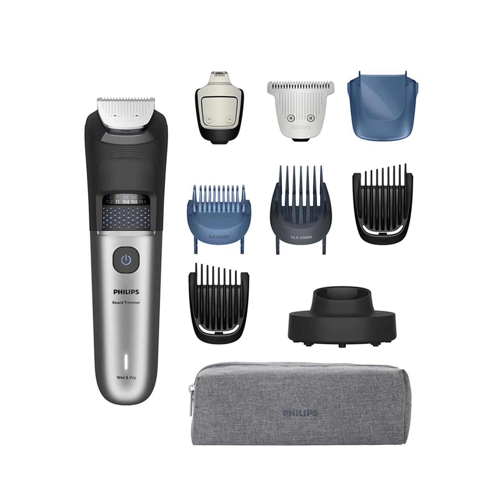 Philips Beard Trimmer styling with hair collector