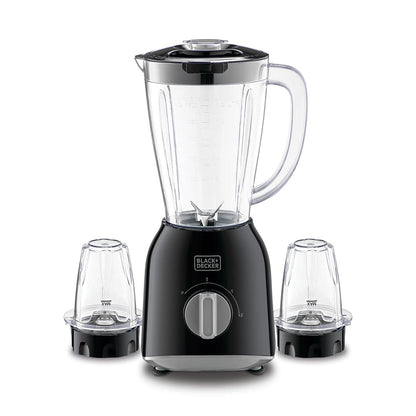 Black+Decker Blender 400w 5 Blender with 2 x Grinder Mills,