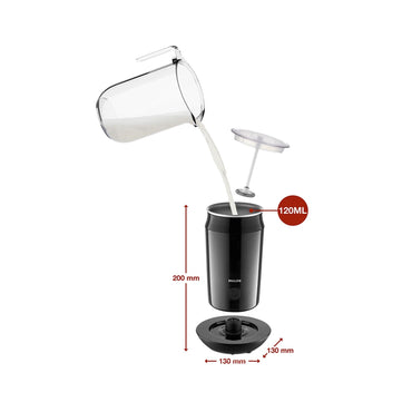 Philips Milk Frother Prepares Hot & Cold Milk PHILIPS