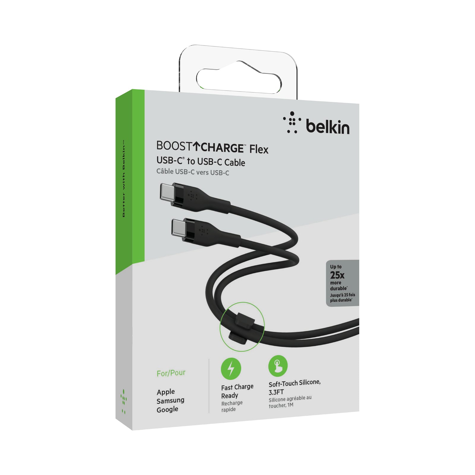 BELKIN BOOST CHARGE Flex USB-C to USB-C 1M, Black