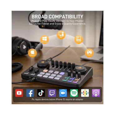 Maono Caster E2 Gen2 Dual XLR Input Audio Interface