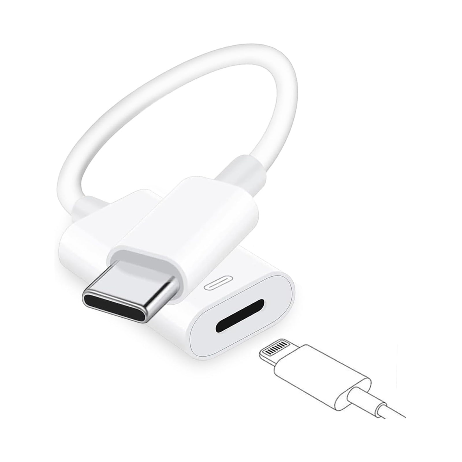 APPLE USB-C TO LIGHTNING WITH LIGHTNING HEADSET JACK