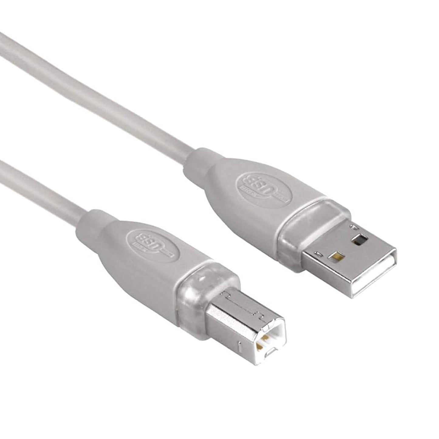 USB 2.0 Cable, shielded, grey, 1.80 m