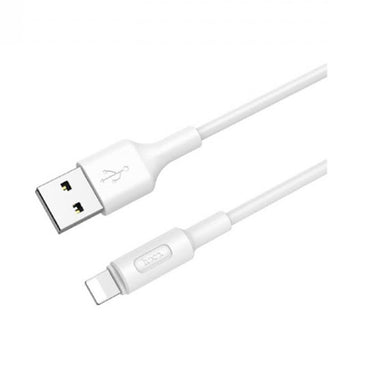 HOCO SOARER CHARGING CABLE LIGHTNING - WHITE