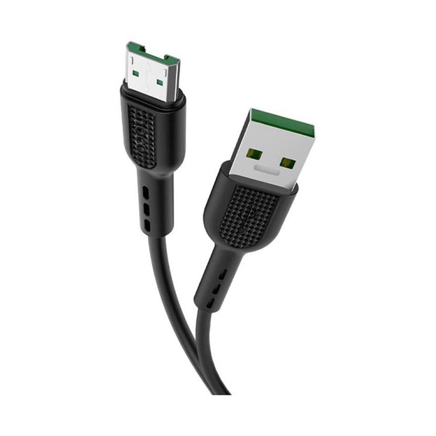 HOCO USB TO MICRO-USB 4A SURGE CHARGING DATA CABLE BLACK