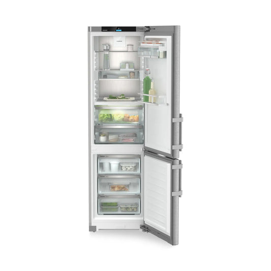 LIEBHERR Refrigerator Bottom Freezer 362L Duo Cooling Silver