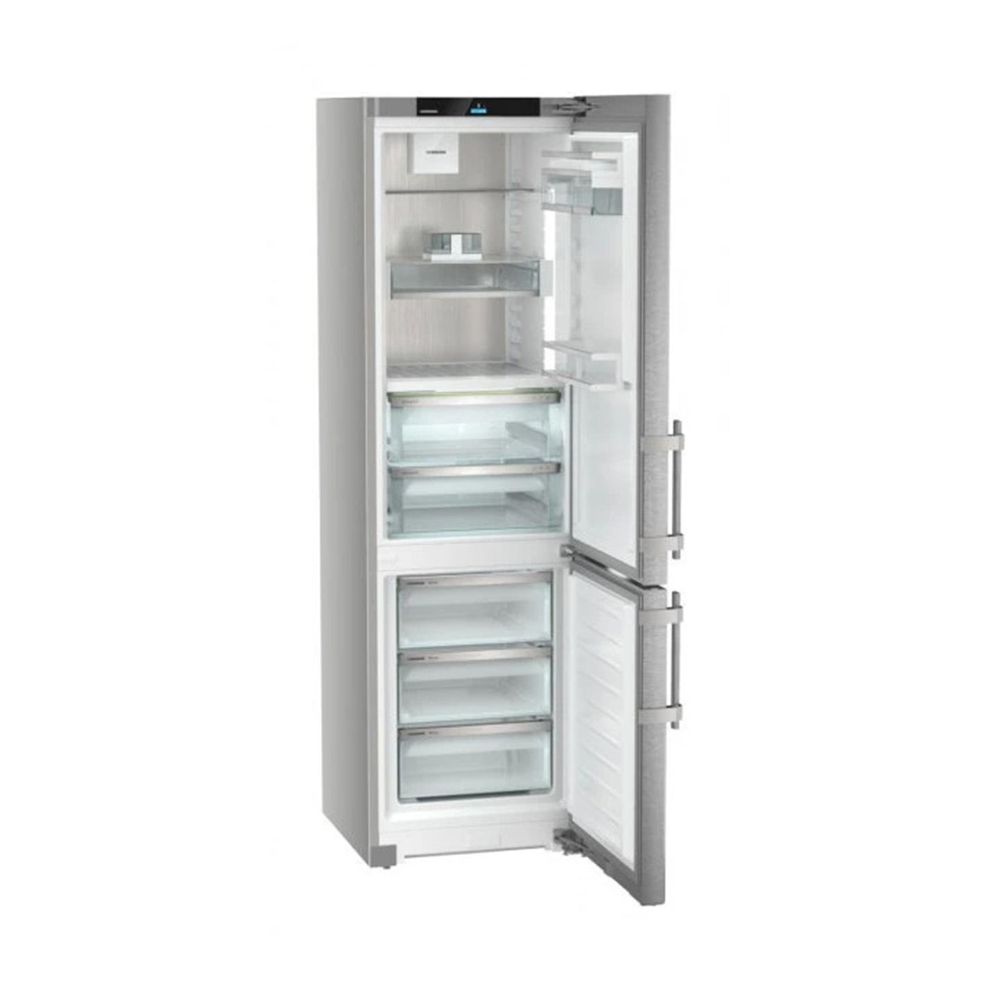 LIEBHERR Refrigerator Bottom Freezer 362L Duo Cooling Silver