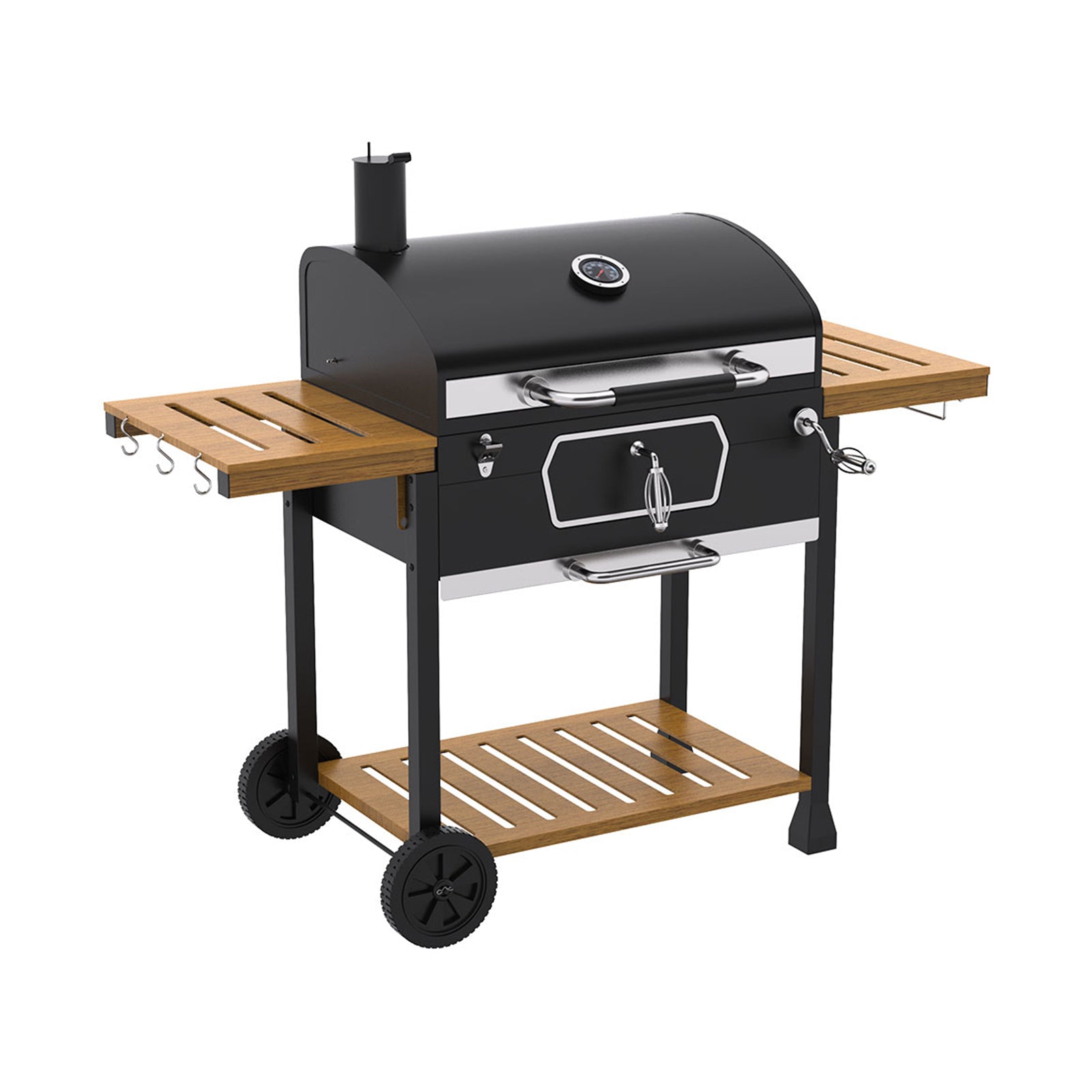 Royal Gourmet harcoal Grill, Deluxe BBQ Smoker Black