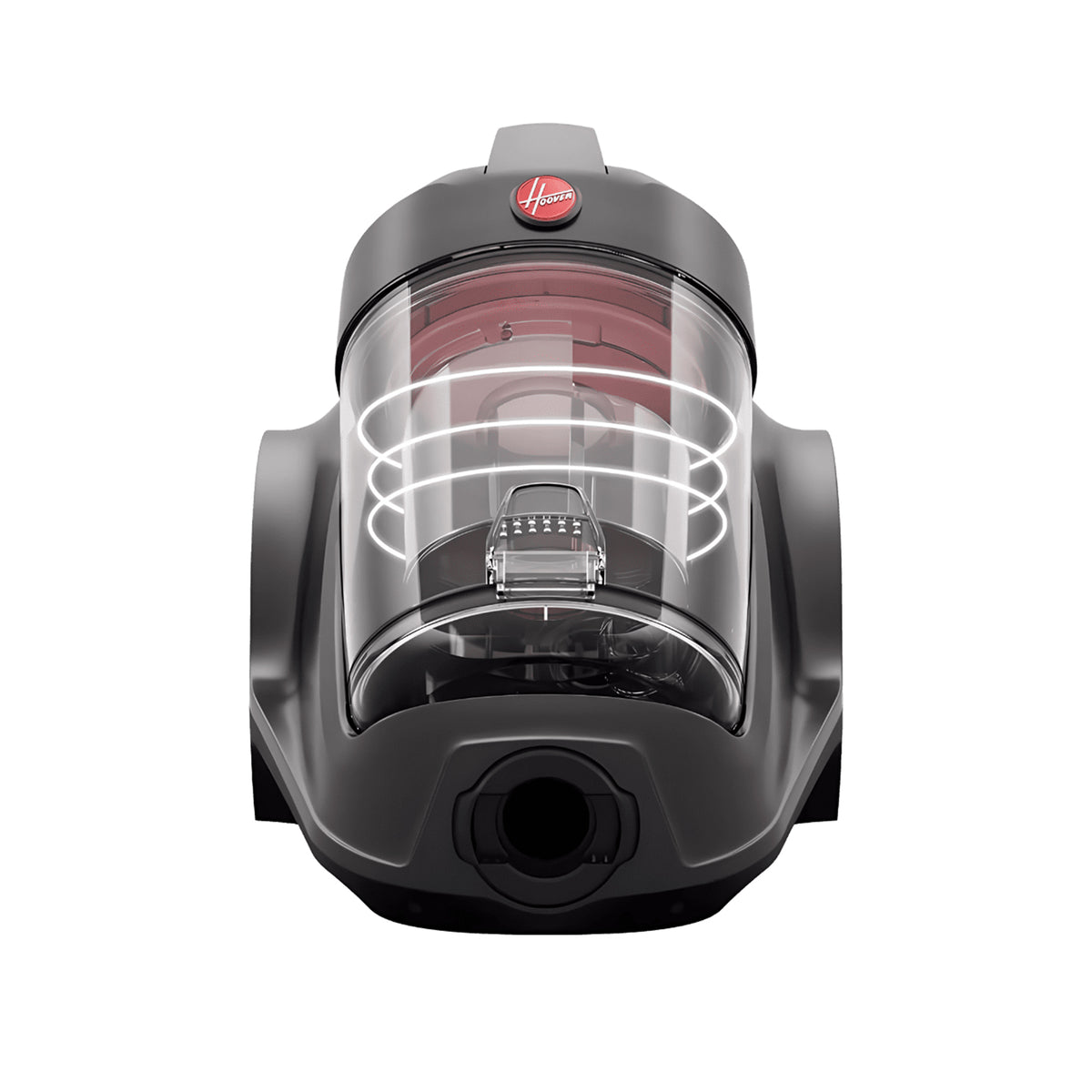 Hoover Power 6 Bagless Canister Vacuum 2200W 3L Grey/Red HOOVER