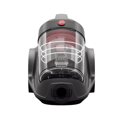 Hoover Power 6 Bagless Canister Vacuum 2200W 3L Grey/Red HOOVER
