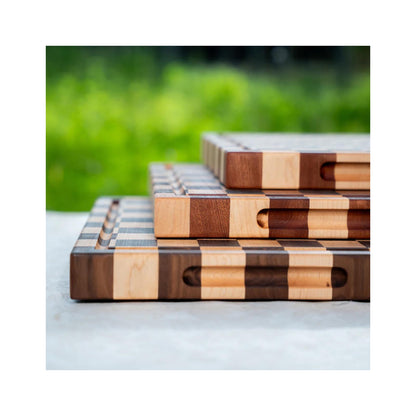 Checkered End Grain Board Abed Tahan