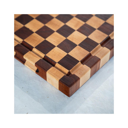 Checkered End Grain Board Abed Tahan