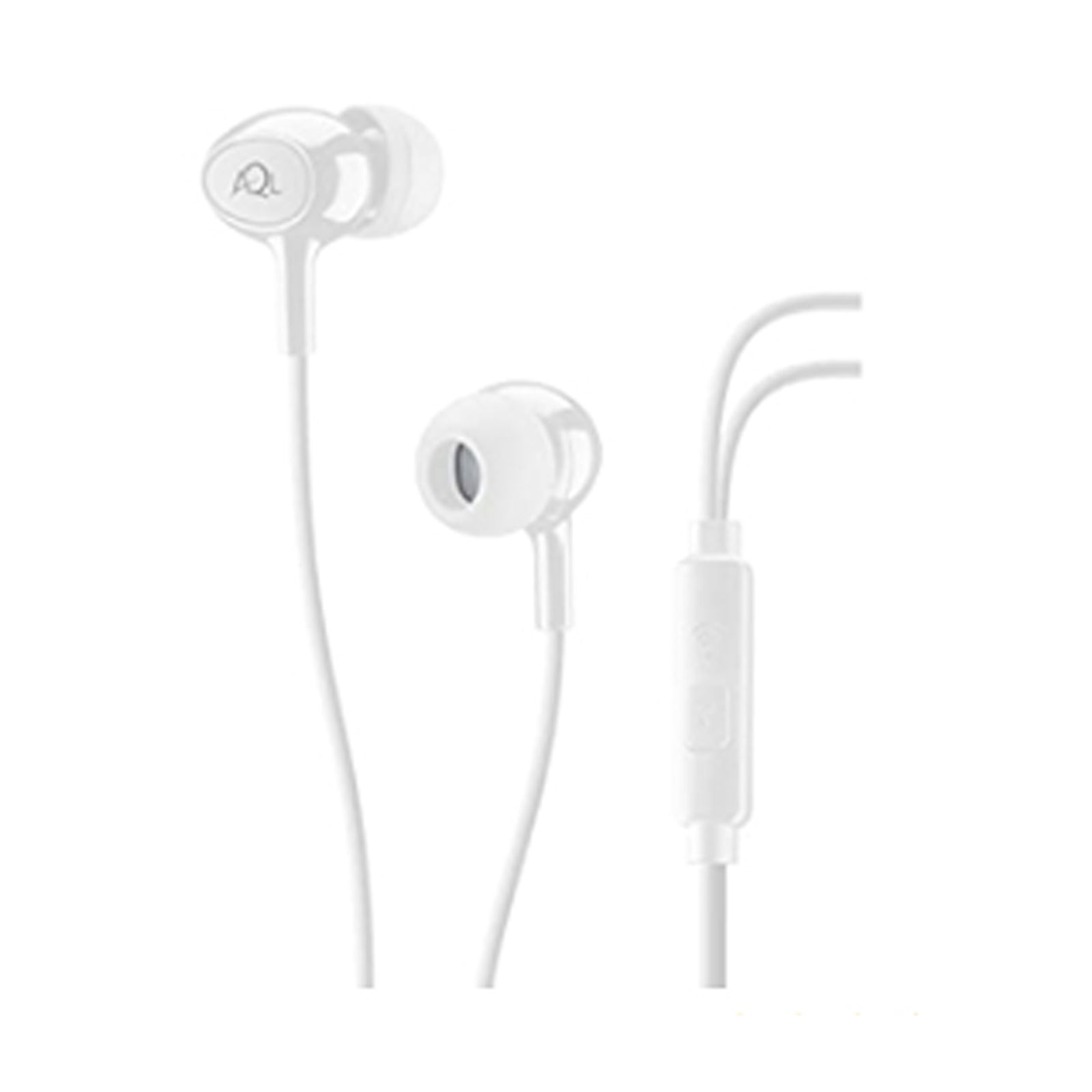 CELLULALRLINE ACOUSTIC WHITE IN-EAR EARPHONES - WHITE