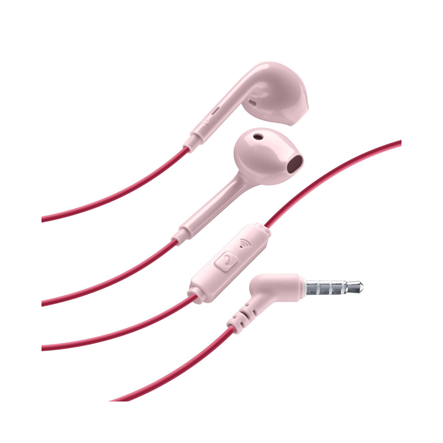 CELLULARLINE SLUG STYLECOLOR EARPHONES - JACK 3.5 mm PINK