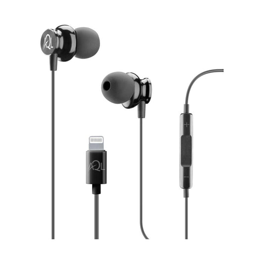 CELLULARLINE WHIRL IN-EAR EARPHONES MFI FOR IPHONE BLACK