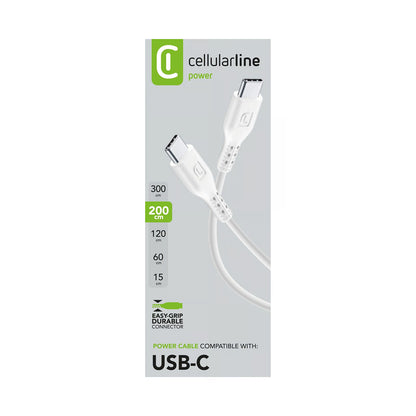 Cellulalrline Usbdatacusbc2C2Mw / Usb Cable Usb-C To Usb-C 2