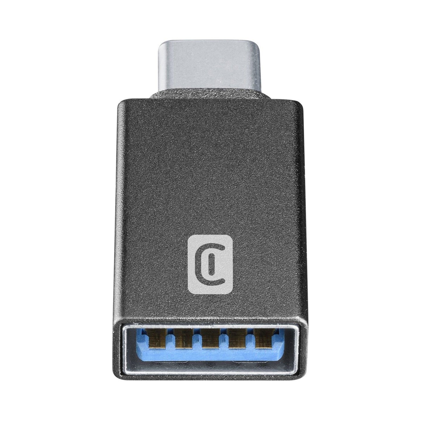 CELLULARLINE ADAPTER  USB-A TO USB-C BLACK