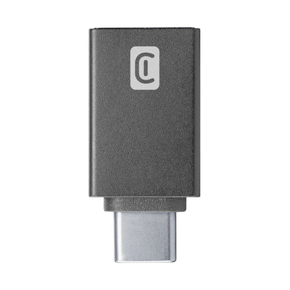 CELLULARLINE ADAPTER  USB-A TO USB-C BLACK